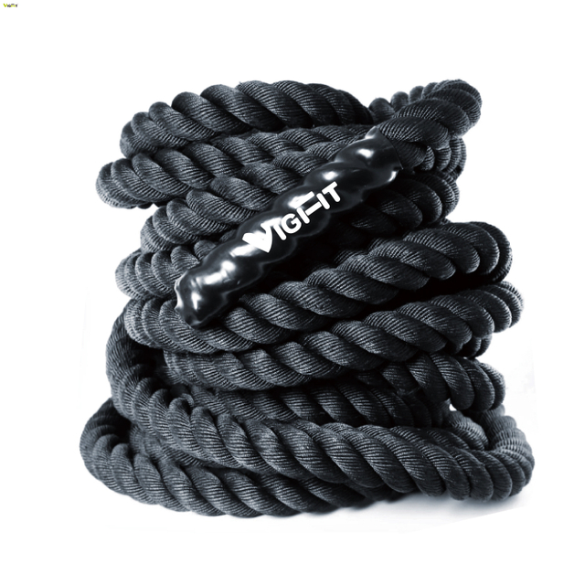 Battle Rope With Rubber Handle
