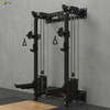 Wall Mounted Squat Rack with Cable Machine