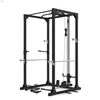 Power Squat Rack With Lat Pull System